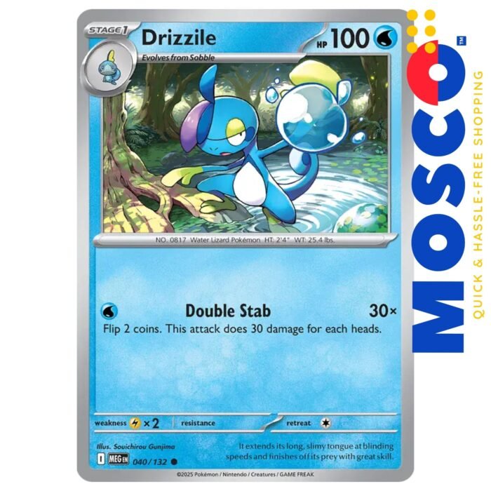 Drizzle - 040/132 ME01 Mega Evolution Base | Pokemon TCG - Image 1
