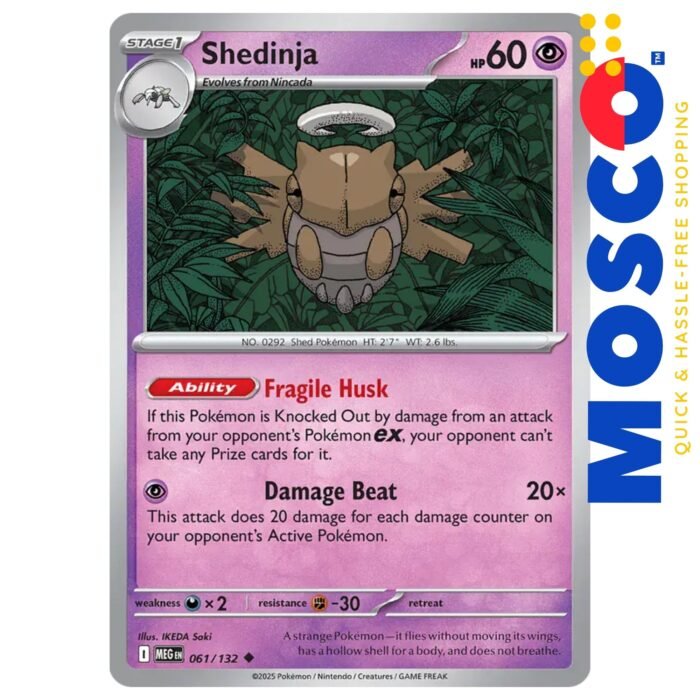 Shedninja - 061/132 ME01 Mega Evolution Base | Pokemon TCG - Image 1