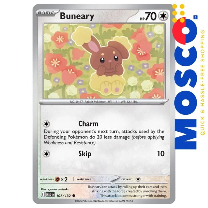 Buneary - 107/132 ME01 Mega Evolution Base | Pokemon TCG - Image 1