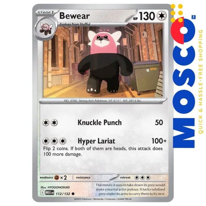 Bewear - 112/132 ME01 Mega Evolution Base | Pokemon TCG - Image 1