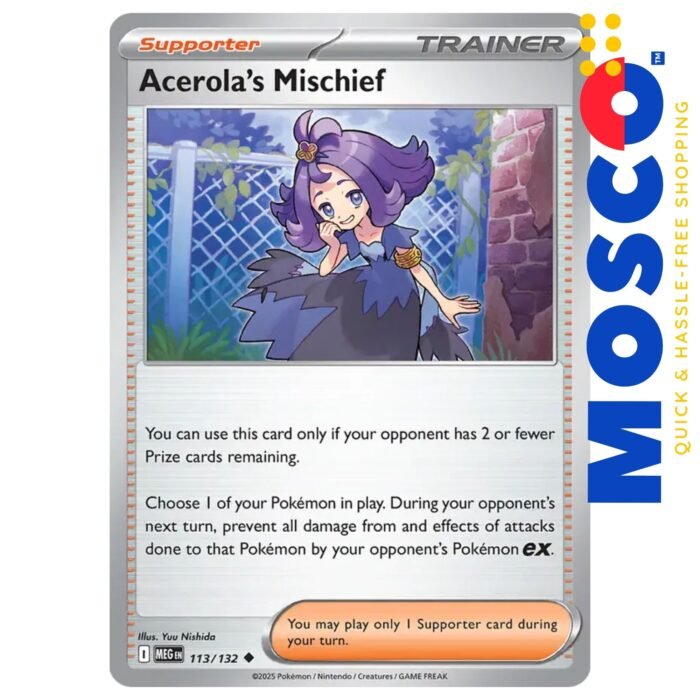 Acerola's Mischief - 113/132 ME01 Mega Evolution Base | Pokemon TCG - Image 1