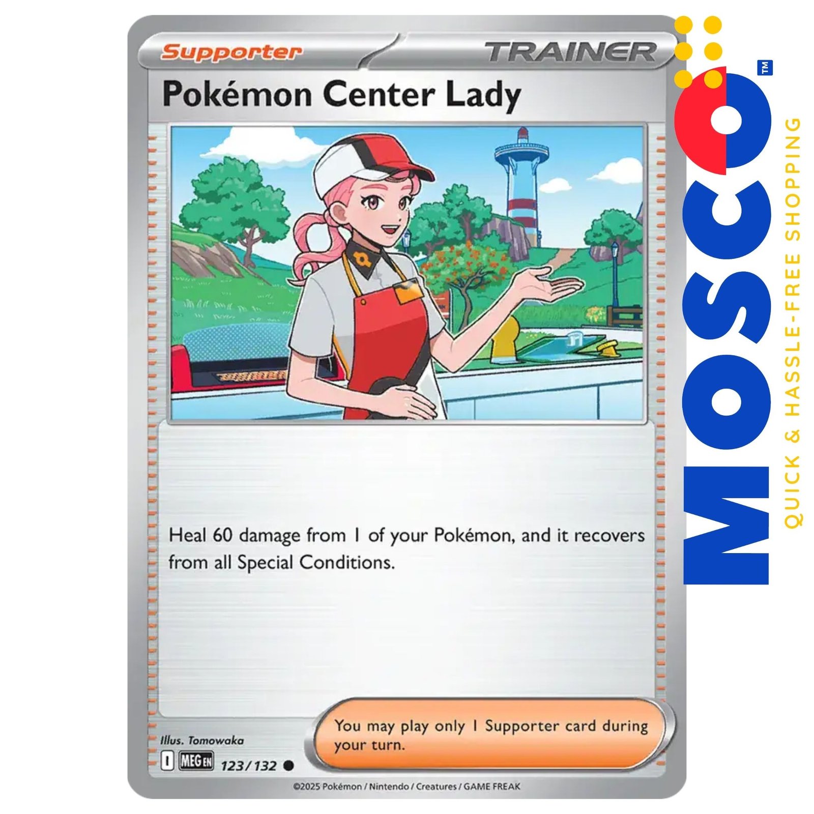 ginee_20250929195018527_3085488872.jpg Pokemon Center Lady - 123/132 ME01 Mega Evolution Base | Pokemon TCG - Image 1