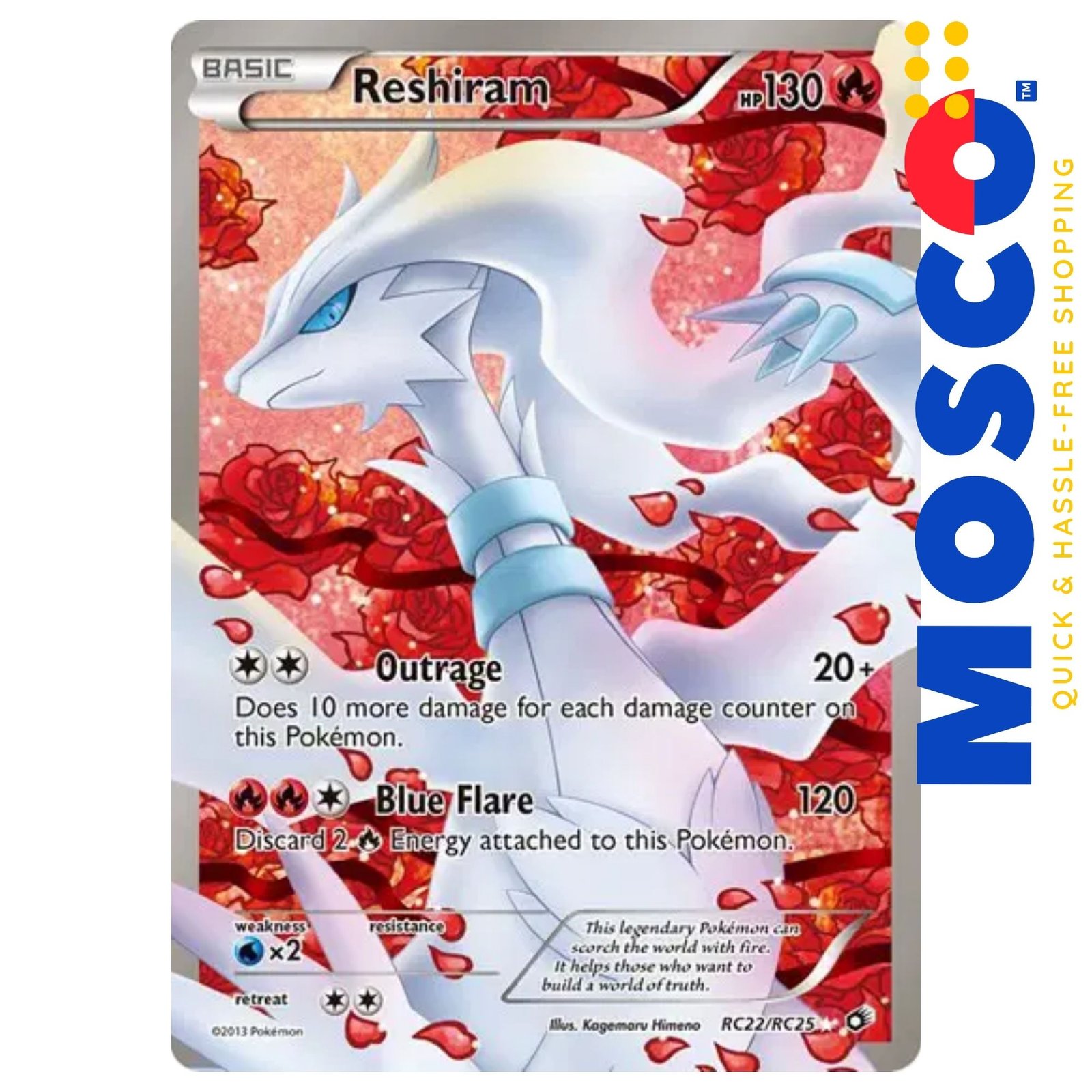 ginee_20251012230946173_9977688763.jpg Reshiram - RC22/RC25 Legendary Treasures: Radiant Collections | Pokemon TCG - Image 1