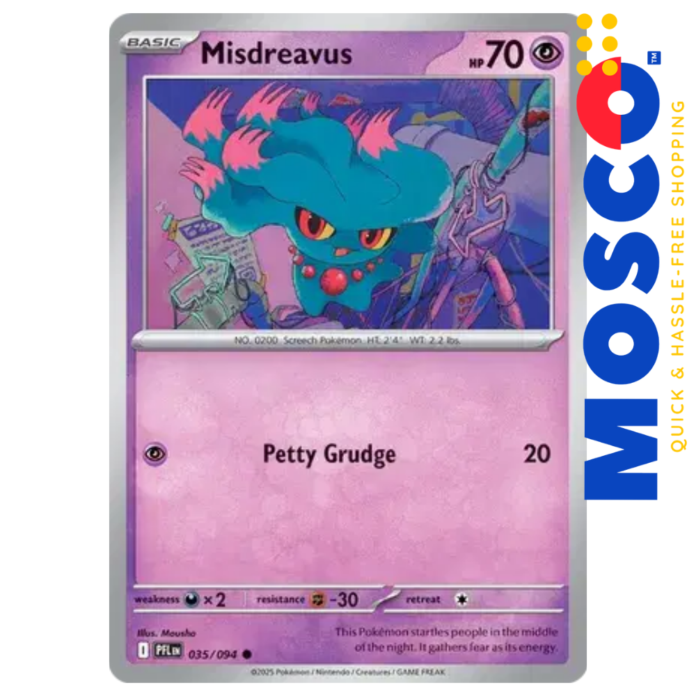 ginee_20251114191957154_8648819792.png Misdreavus - 035/094 ME02 Phantasmal Flames | Pokemon TCG - Image 1