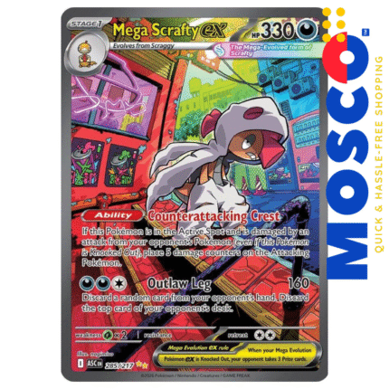 Mega Scrafty ex - 285/217 Ascended Heroes | Pokemon TCG