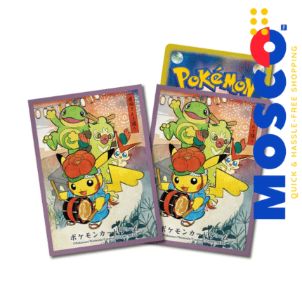 Pikachu “Sansa Dance Play” (Purple) Deck Sleeves 64ct | Pokemon Center Japan | TCG