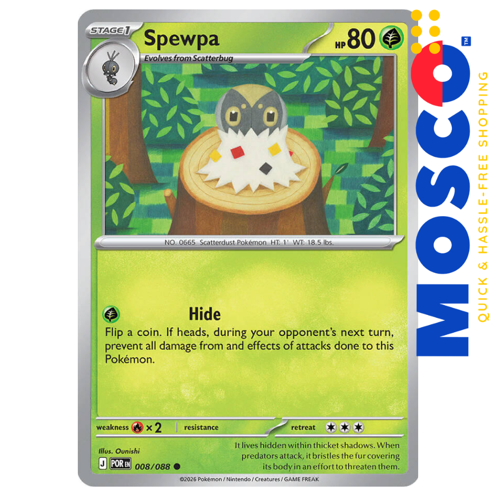 ginee_20260409174751916_8835141150.png Spewpa - 008/088 Perfect Order ME03 | Pokemon TCG - Image 1
