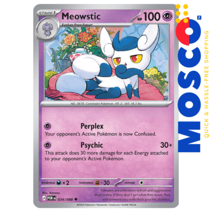 Meowstic - 034/088 Perfect Order ME03 | Pokemon TCG