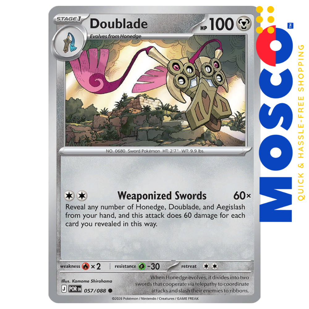 ginee_20260409182446992_1908712163.png Doublade - 057/088 Perfect Order ME03 | Pokemon TCG - Image 1