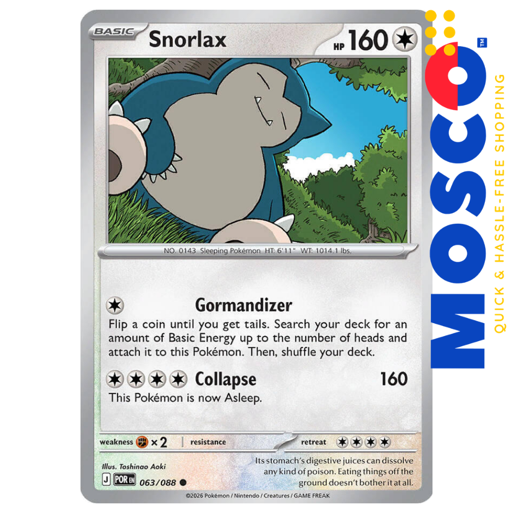 ginee_20260409183613000_0731580765.png Snorlax - 063/088 Perfect Order ME03 | Pokemon TCG - Image 1
