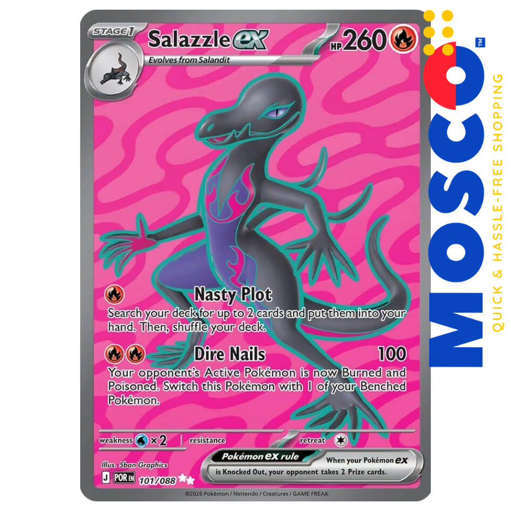 ginee_20260409185304532_2724716044.png Salazzle ex - 101/088 Perfect Order ME03 | Pokemon TCG - Image 1