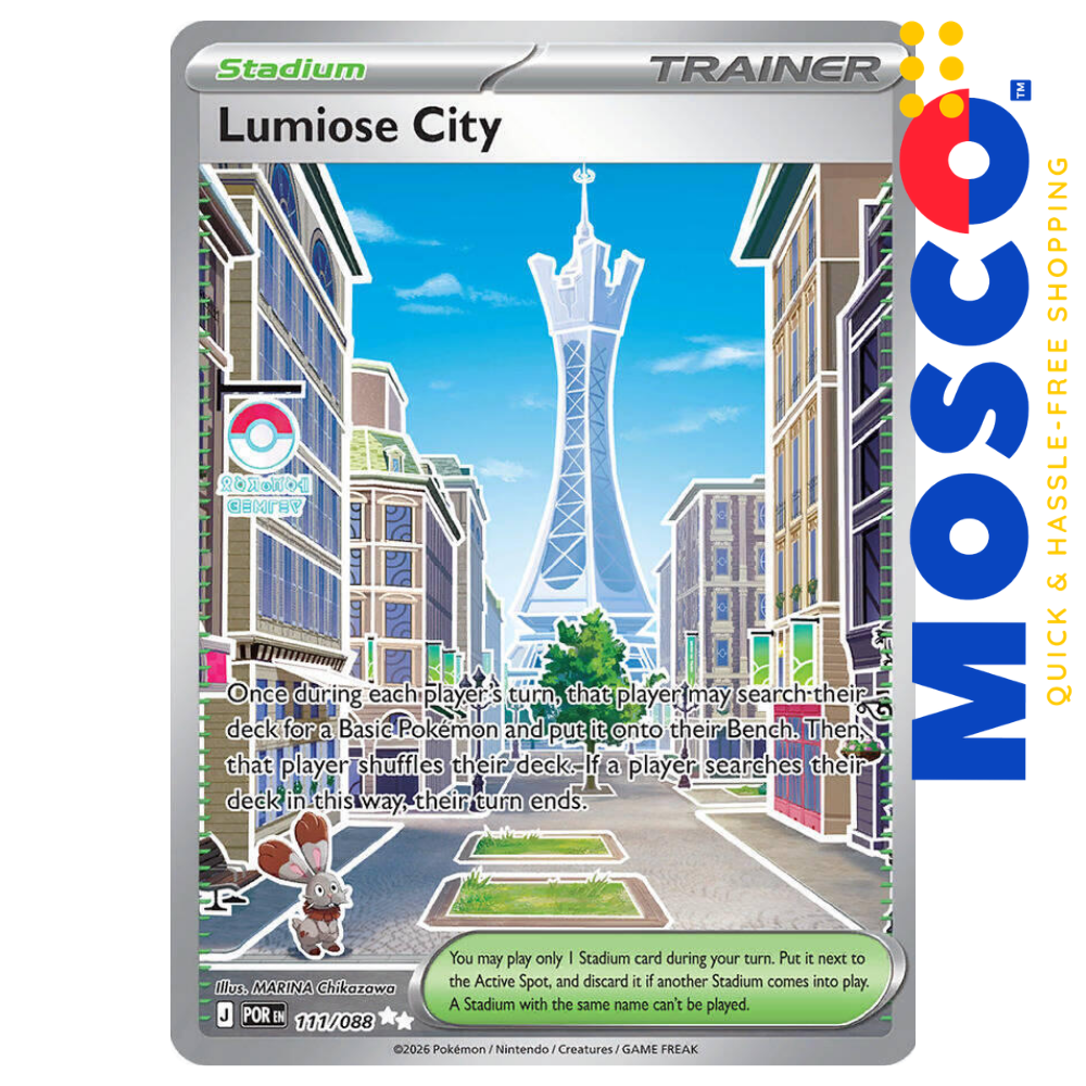 ginee_20260409185534788_6907731859.png Lumiose City - 111/088 Perfect Order ME03 | Pokemon TCG - Image 1