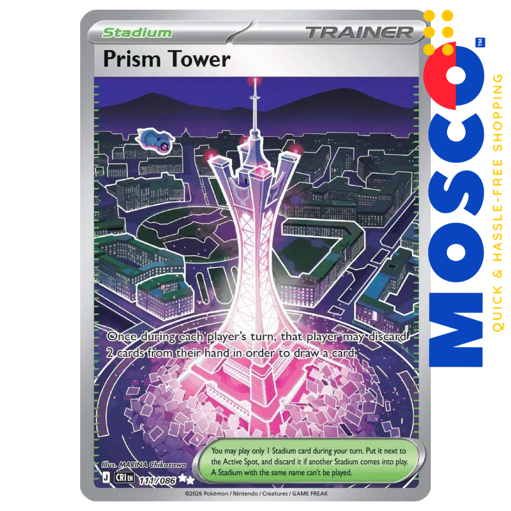 ginee_20260820132351955_9474293470.png Prism Tower - 111/086 ME04 Chaos Rising | Pokemon TCG - Image 1