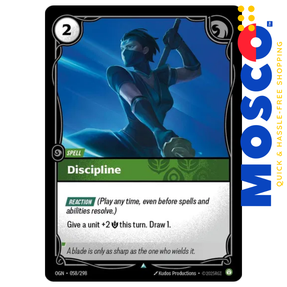 ginee_20260917223934671_7968606350.png Discipline 058/298 | Origins Riftbound TCG | League of Legends - Image 1