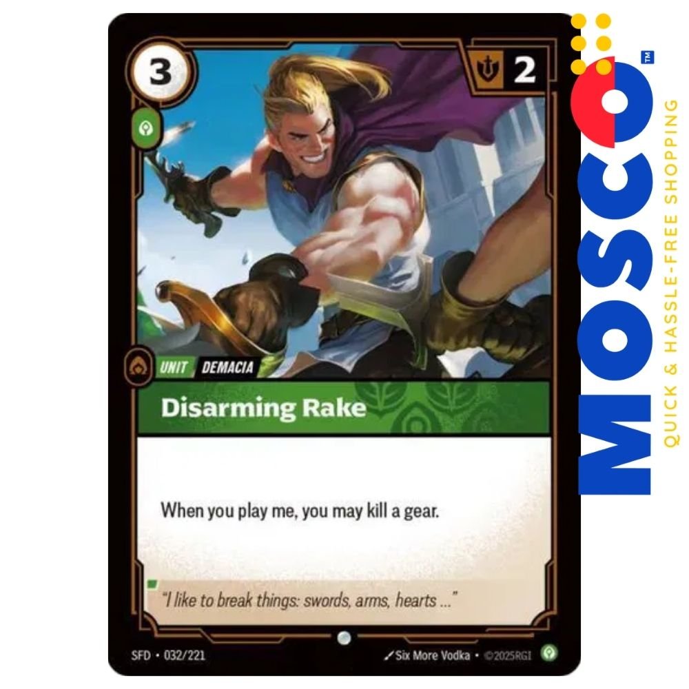 ginee_20260918001326563_9678695467.jpg Disarming Rake 032/221 | Spirit Forged Riftbound TCG | League of Legends - Image 1