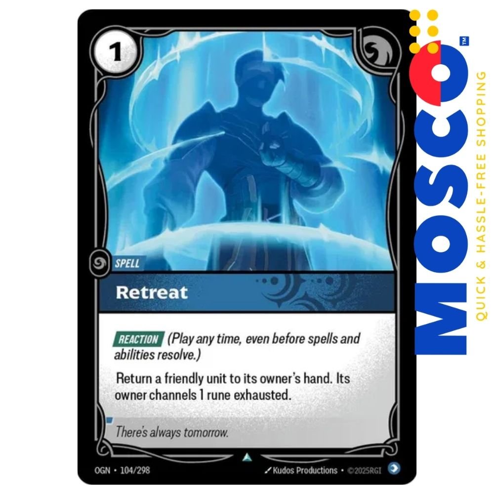 ginee_20260918004814675_1841414305.jpg Retreat 104/298 | Origins Riftbound TCG | League of Legends - Image 1