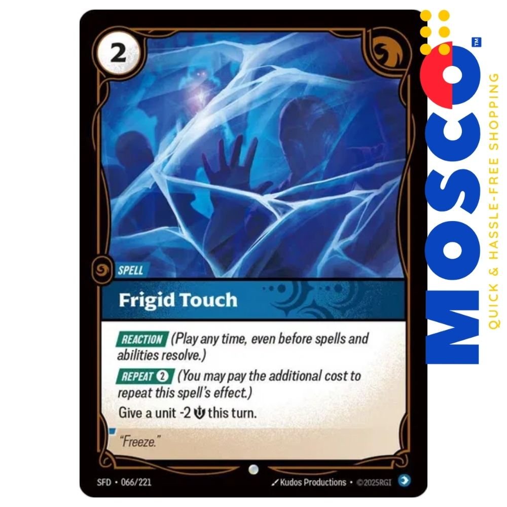 ginee_20260918010157371_5472446119.jpg Frigid Touch 066/221 | Spirit Forged Riftbound TCG | League of Legends - Image 1